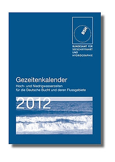 Gezeiten / Tide Kalender - Ebbe Flut Nordsee, BSH 2117  eBay