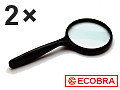 Kartenlupe 810075 (75 mm), Ecobra