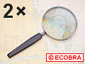 Kartenlupe 81175 (75 mm), Ecobra