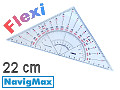 Kursdreieck (22 cm), NavigMax - BlueLine FLEXI®