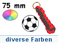 Schlüsselanhänger Fußballclub / Sportverein - ein-, zwei- oder dreifarbig